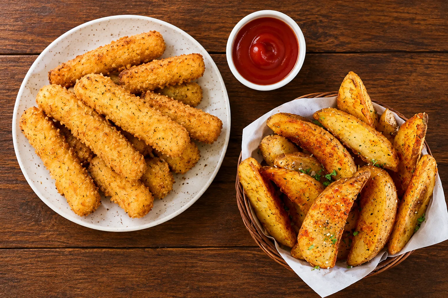 Mozzarella sticks from Queen's Pizza & Wings, Hamilton
